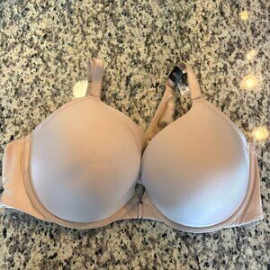 Torrid 360 Back Smoothing Push Up Bra Nude 44DDD Front Close NWT